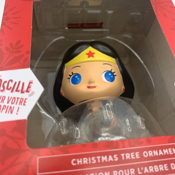 Hallmark Wonder Woman Christmas Tree Ornament - Wobbles on Your Tree! - DC Comic - Picture 2 of 8